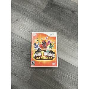 Power rangers Samurai game 2011 Wii Game Disk